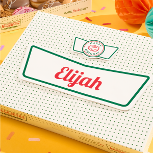 Personalised Happy Birthday Box Original Glazed™ Dozen